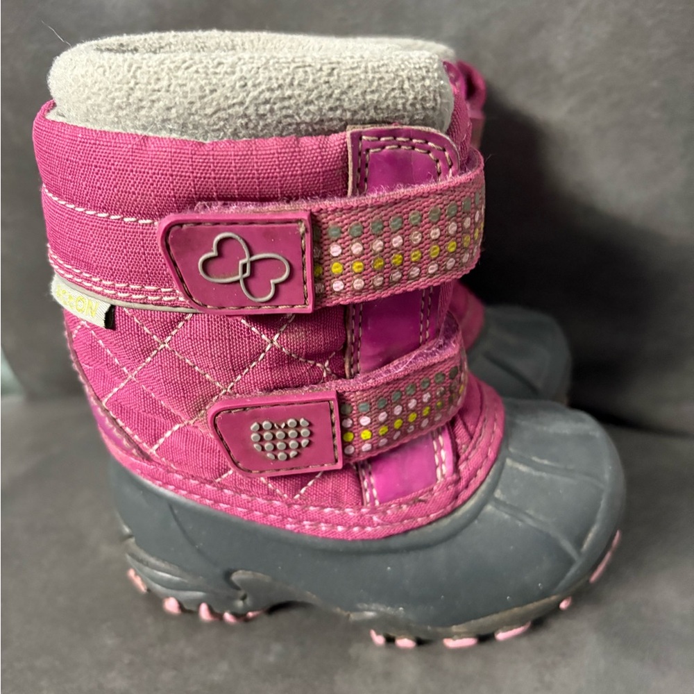 Acton brand baby girl boots sz 5T EUc ret $115
